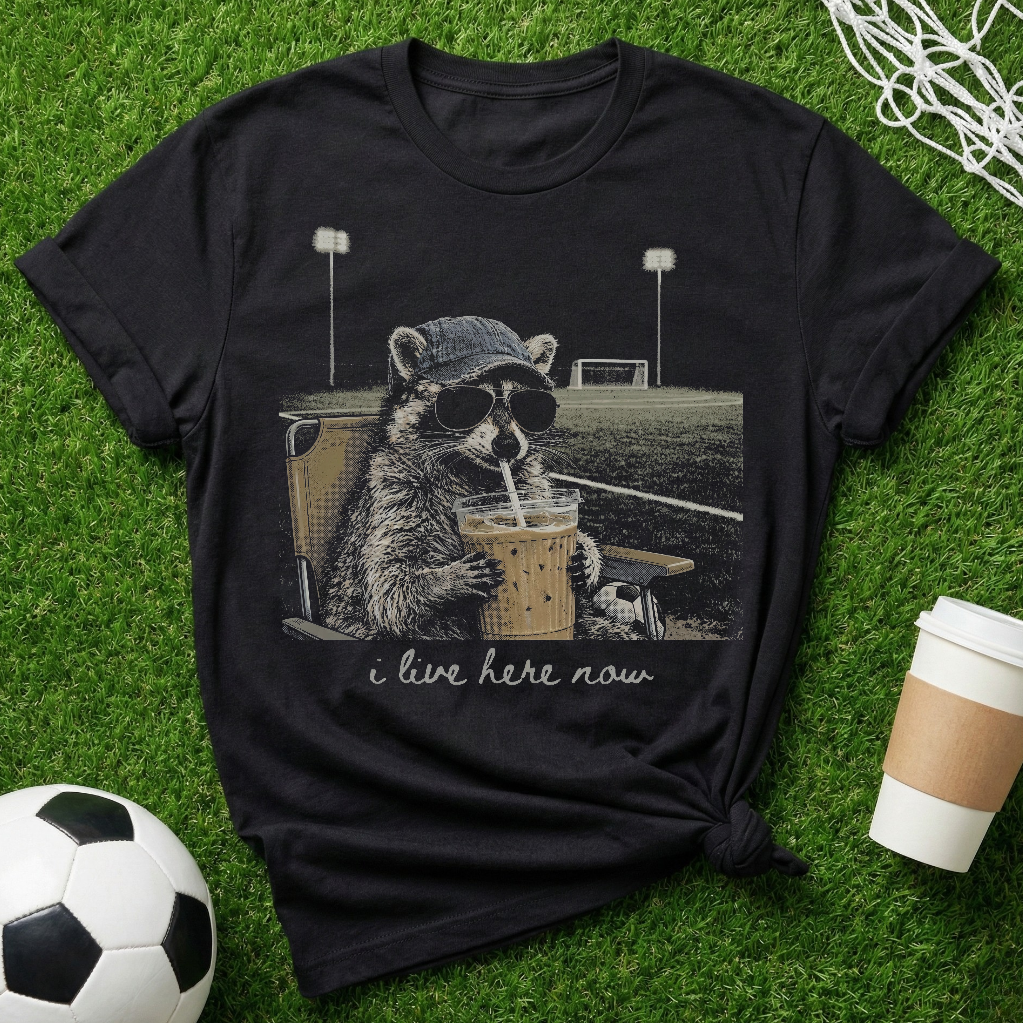 Raccoon Coffee T-Shirt