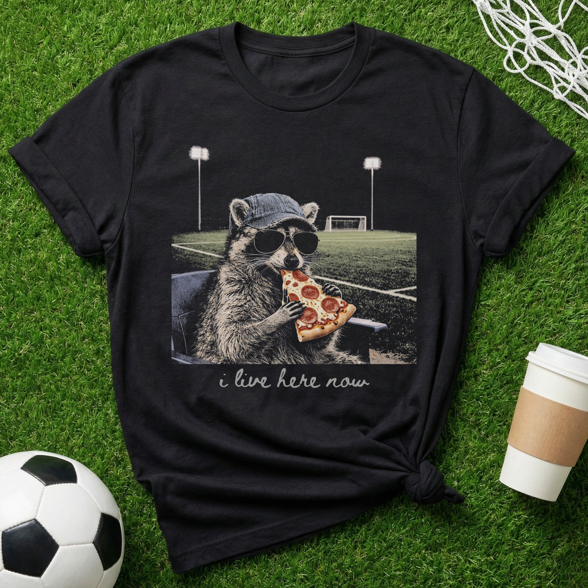 Raccoon Pizza T-Shirt