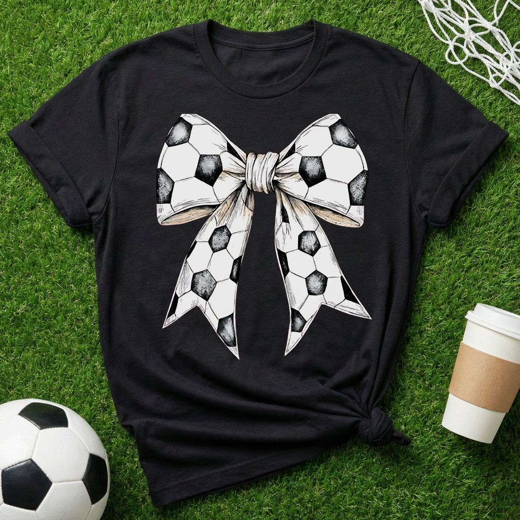 Soccer Bow T-Shirt