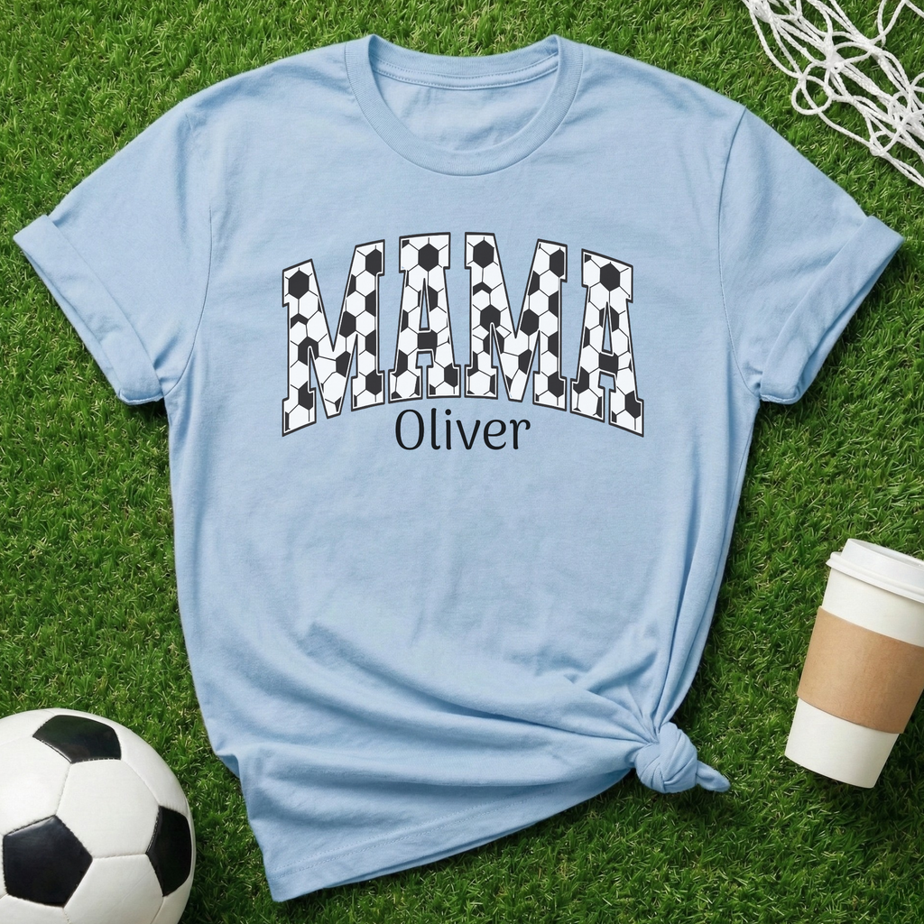 Personalized Soccer Mom T-Shirt