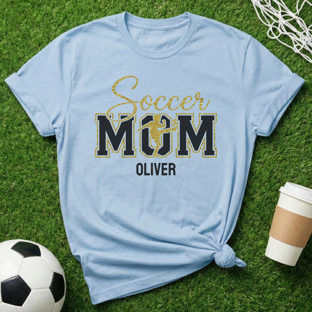 Personalized Soccer Mom T-Shirt