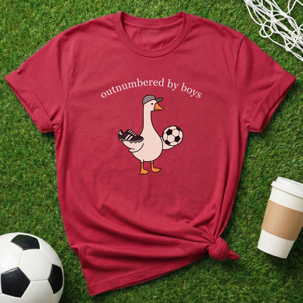 Outnumbered by boys T-Shirt