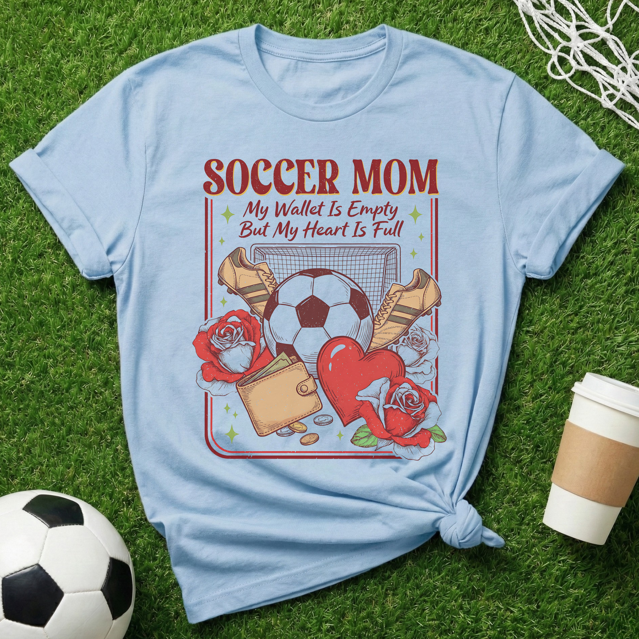Vintage Soccer Mom Wallet T-Shirt