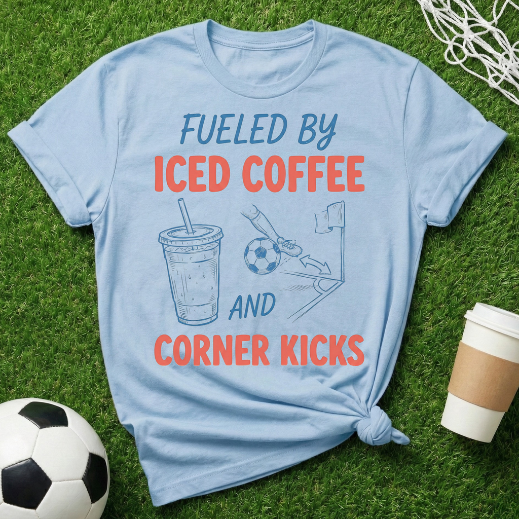 Iced Coffee Soccer Mom T-Shirt