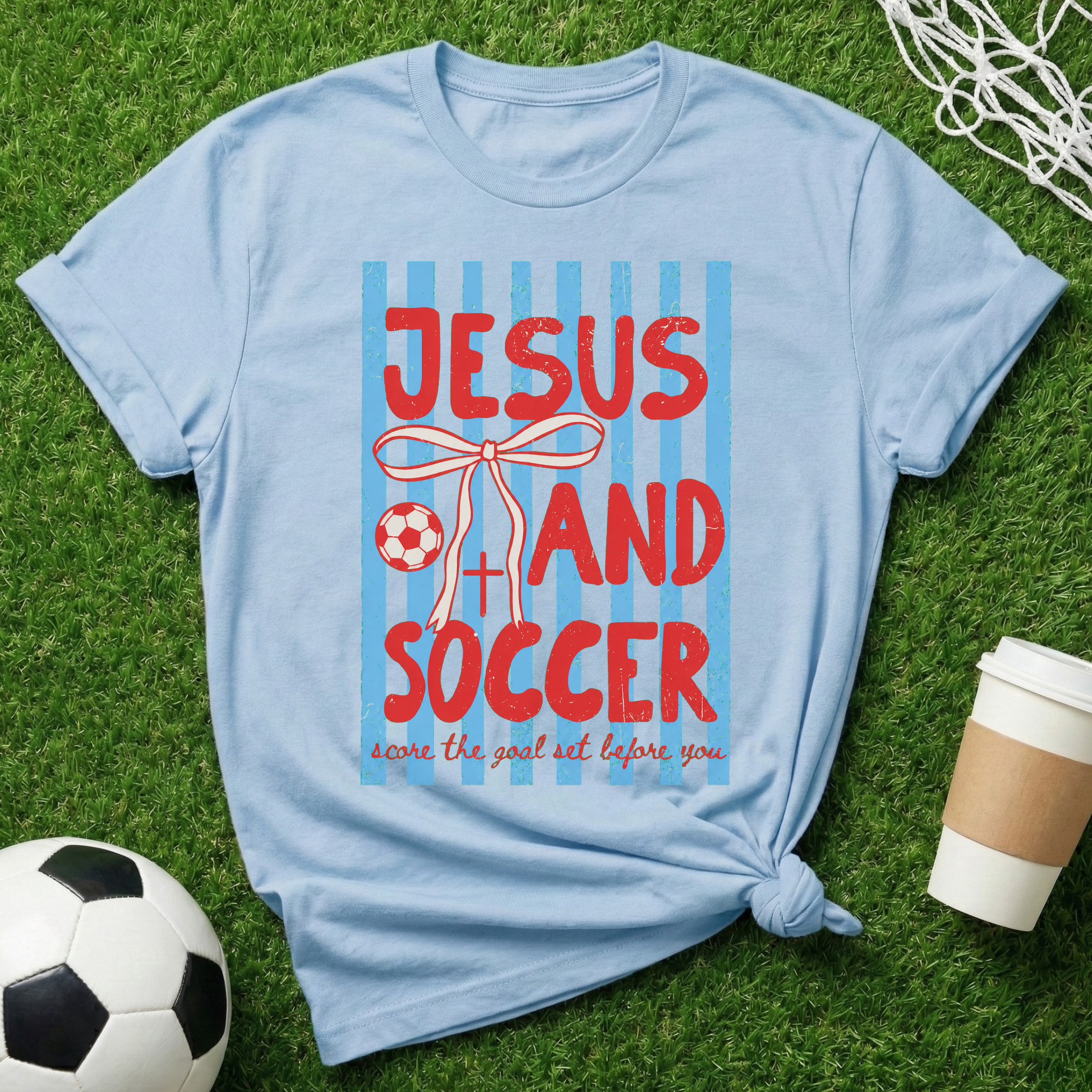 Jesus And Soccer T-Shirt