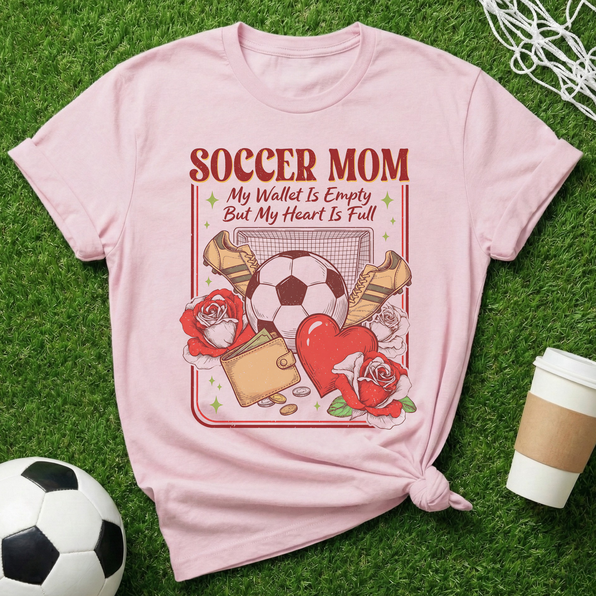 Vintage Soccer Mom Wallet T-Shirt