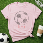 Personalized Name Soccer Mom T-Shirt