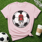 Personalized Number Soccer Mom T-Shirt