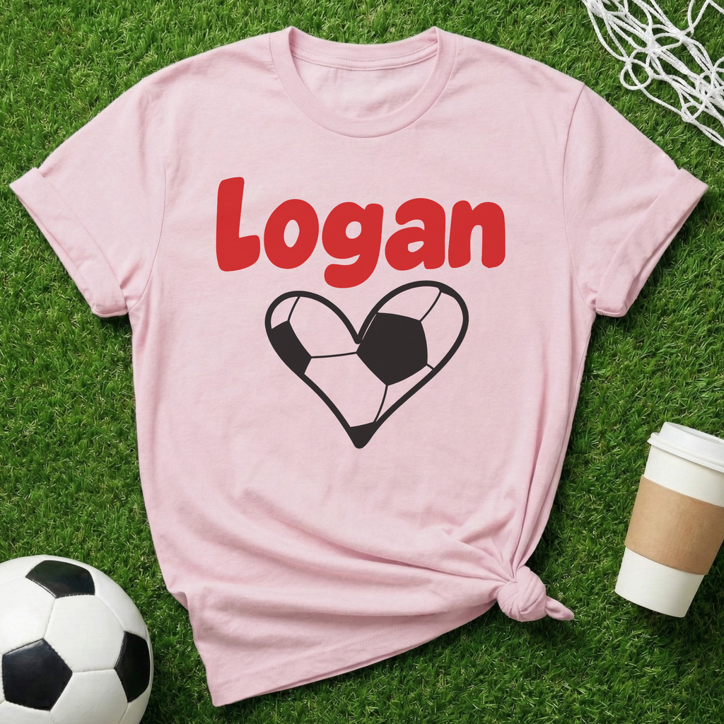 Personalized Name Soccer Mom T-Shirt