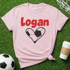 Personalized Name Soccer Mom T-Shirt