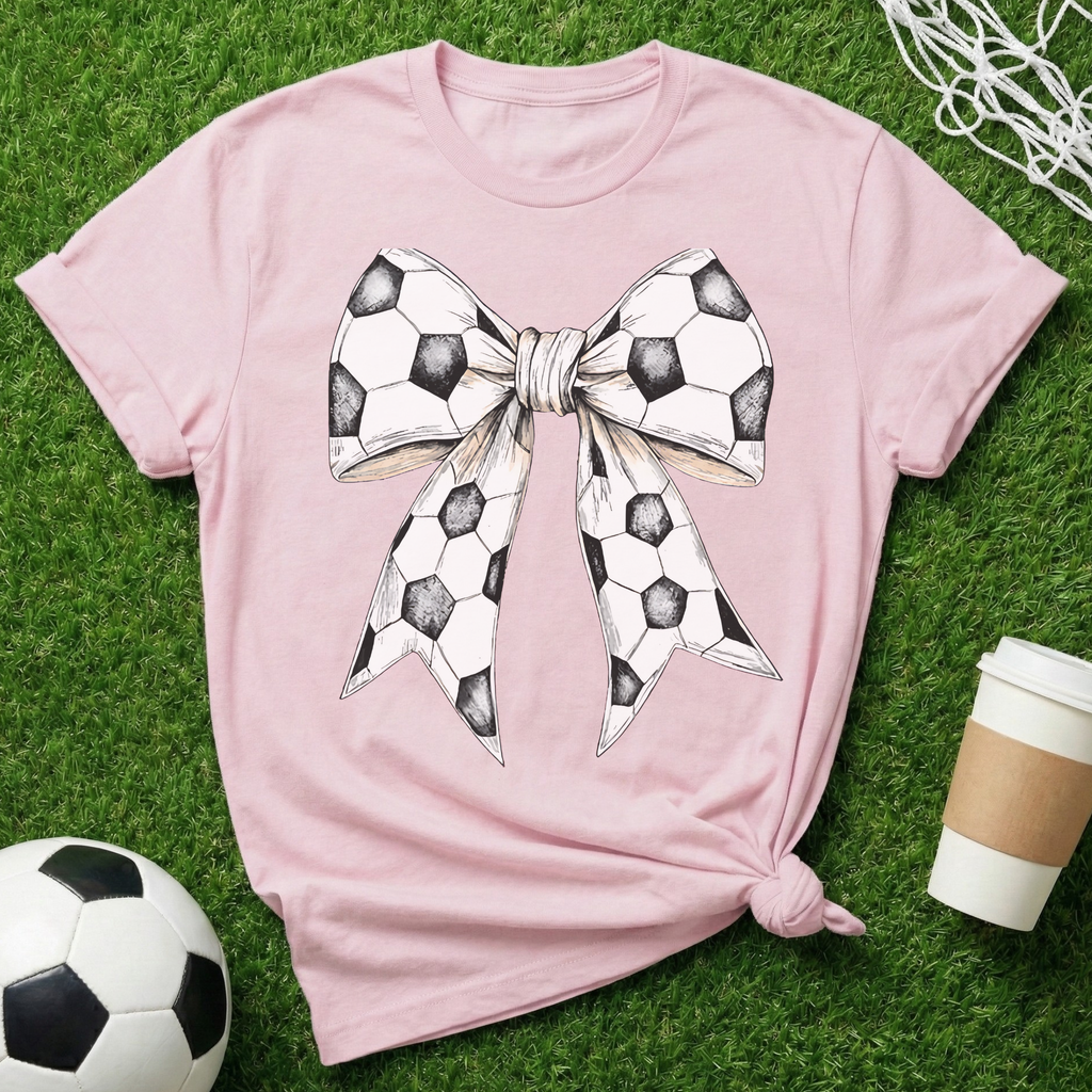 Soccer Bow T-Shirt