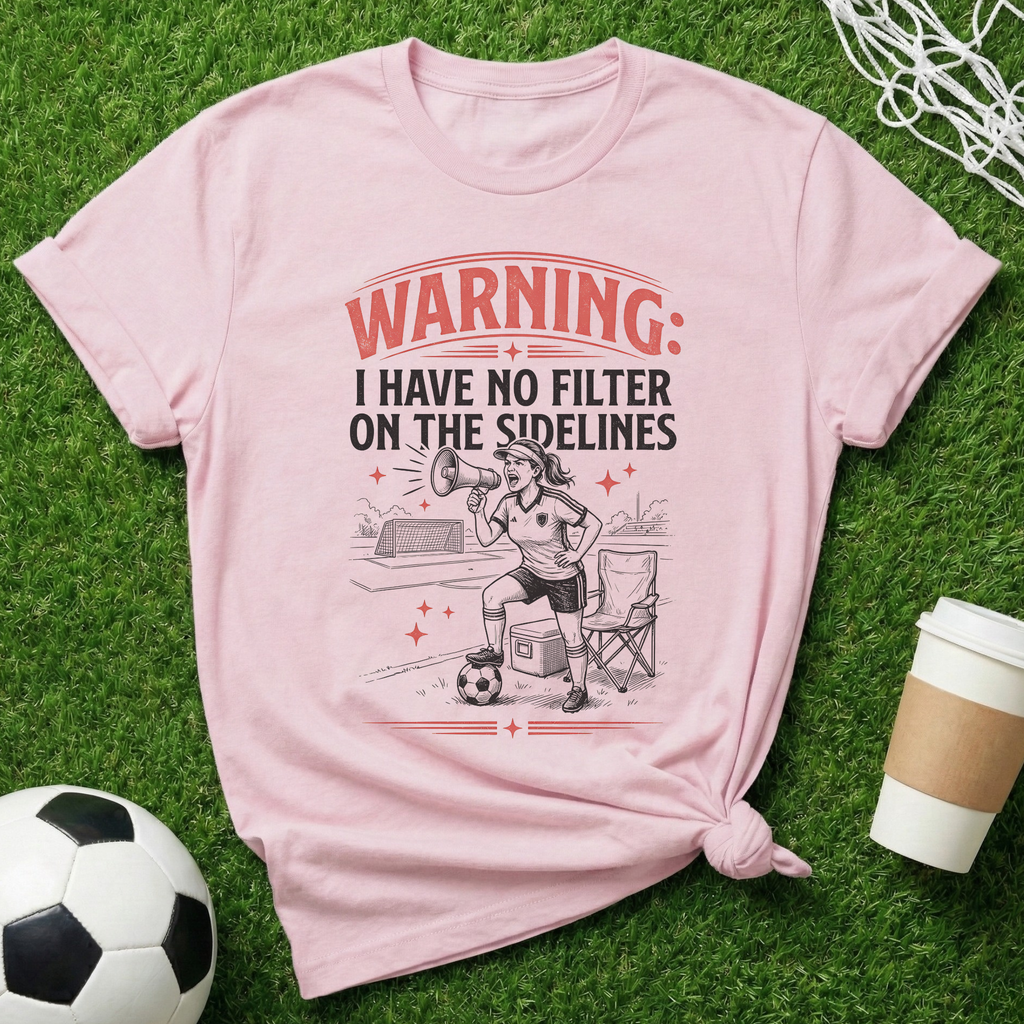 Warning Soccer T-Shirt