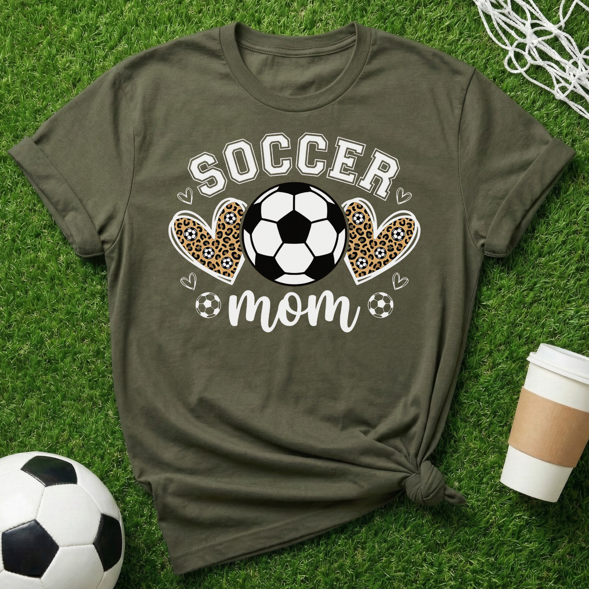 Soccer Mom Leopard T-Shirt