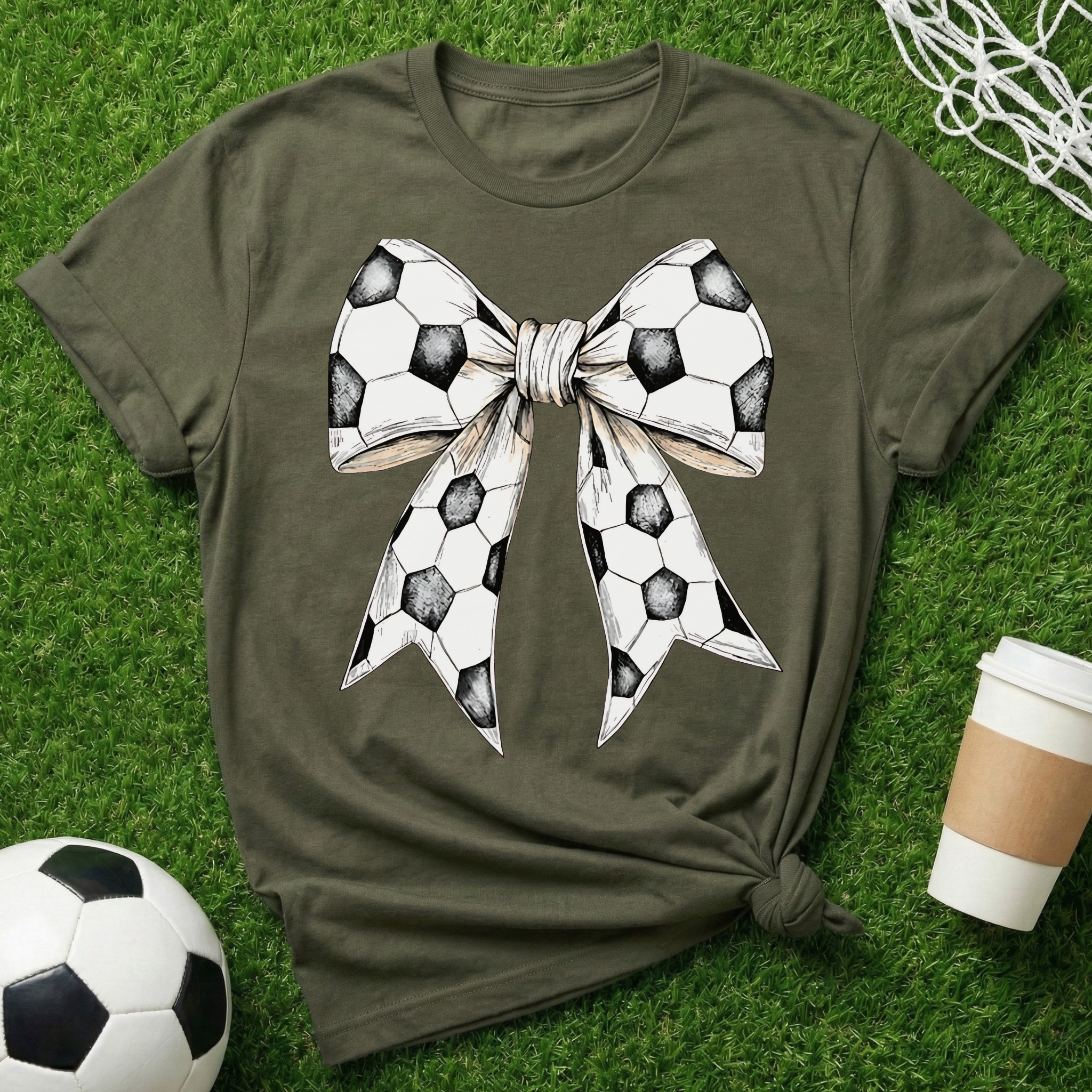 Soccer Bow T-Shirt