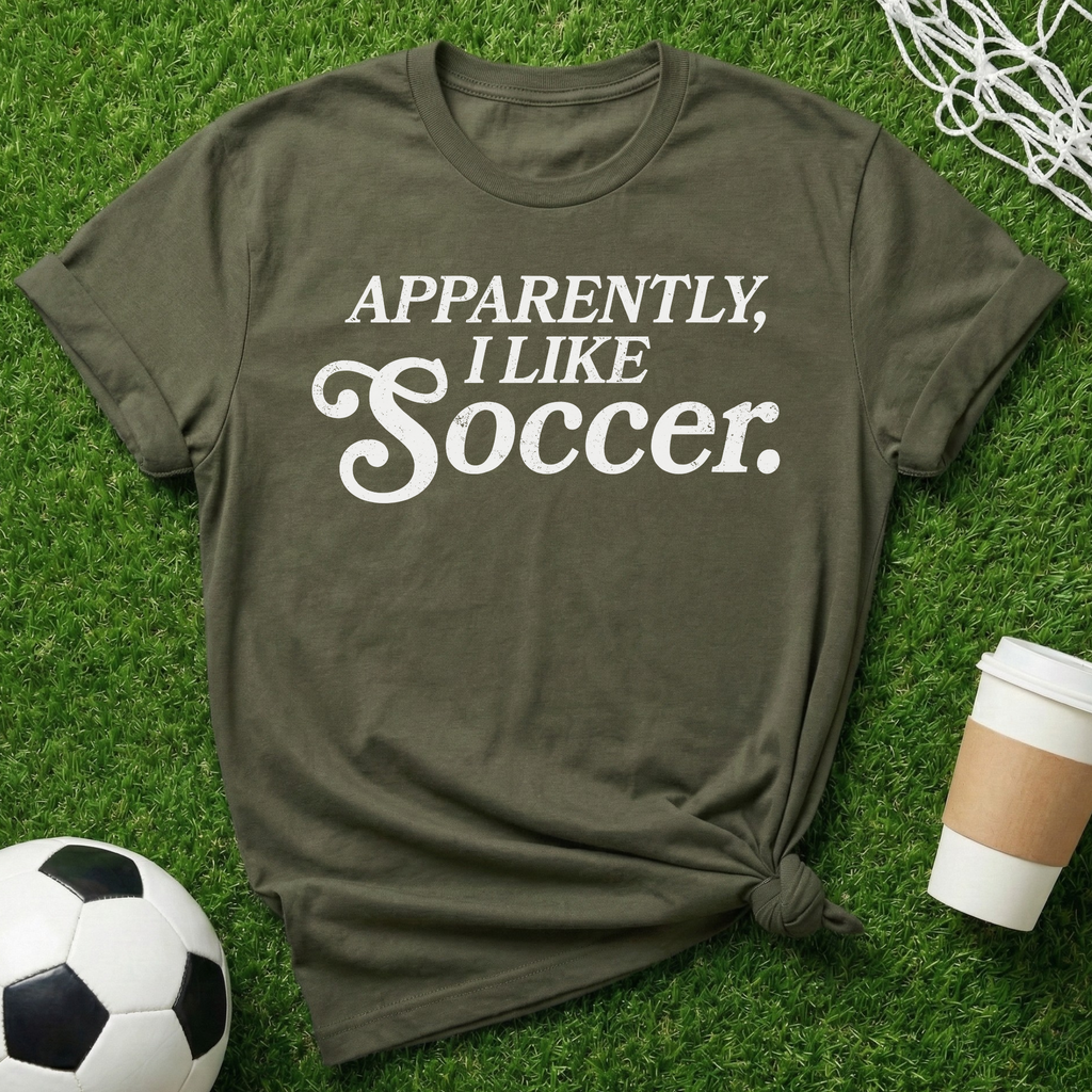 Apparently I Like Soccer T-Shirt