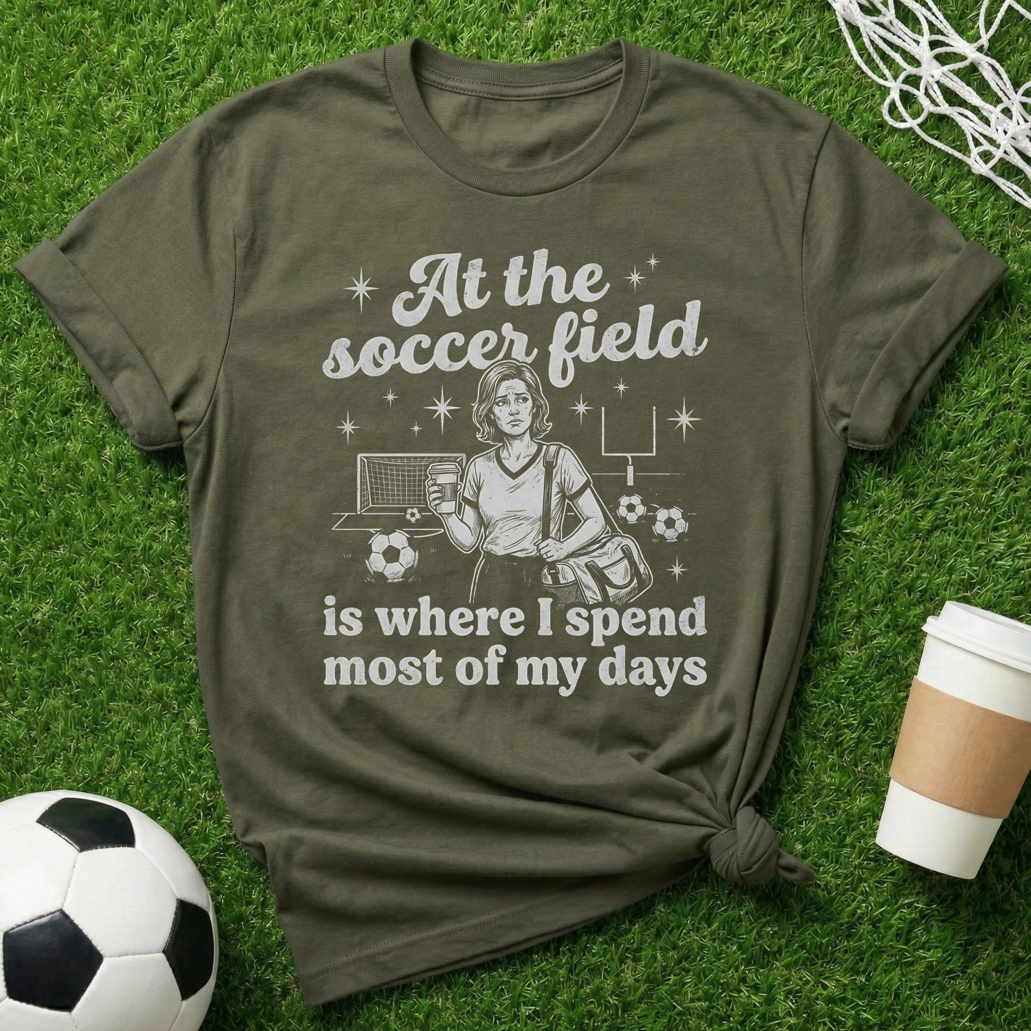 At The Soccer Field T-Shirt