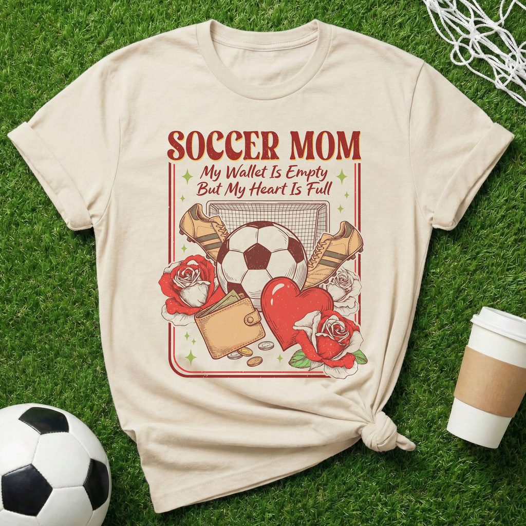 Vintage Soccer Mom Wallet T-Shirt