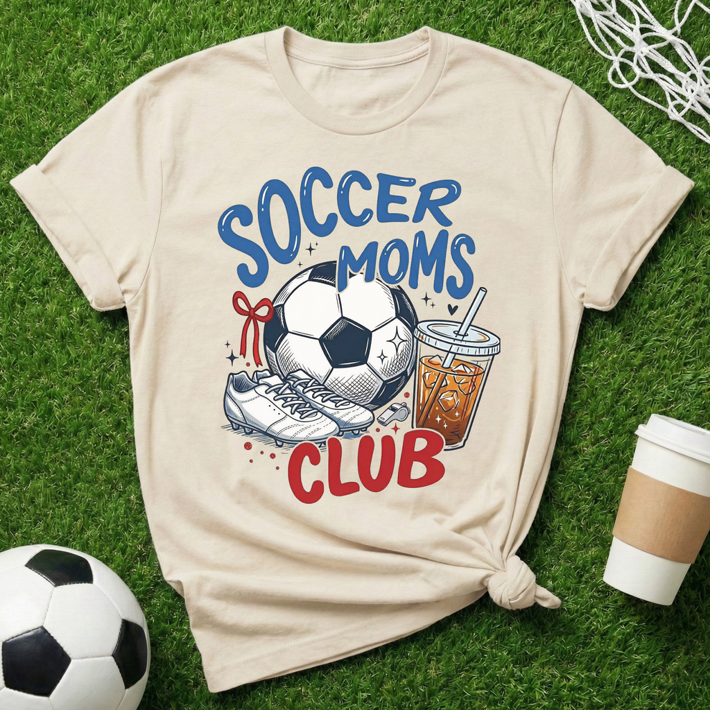Soccer Moms Club T-Shirt