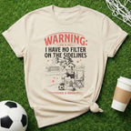 Warning Soccer T-Shirt