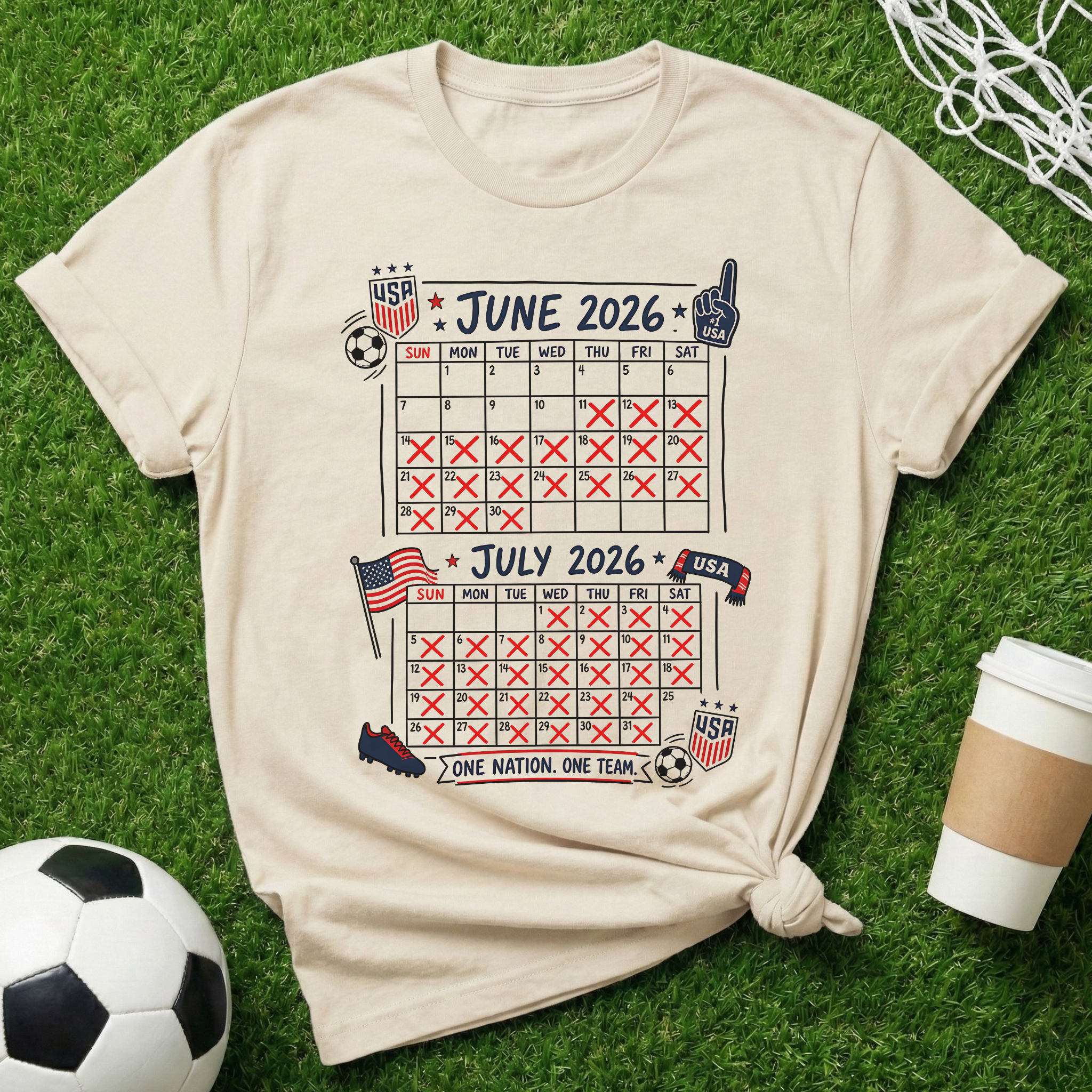 Summer Calendar T-Shirt