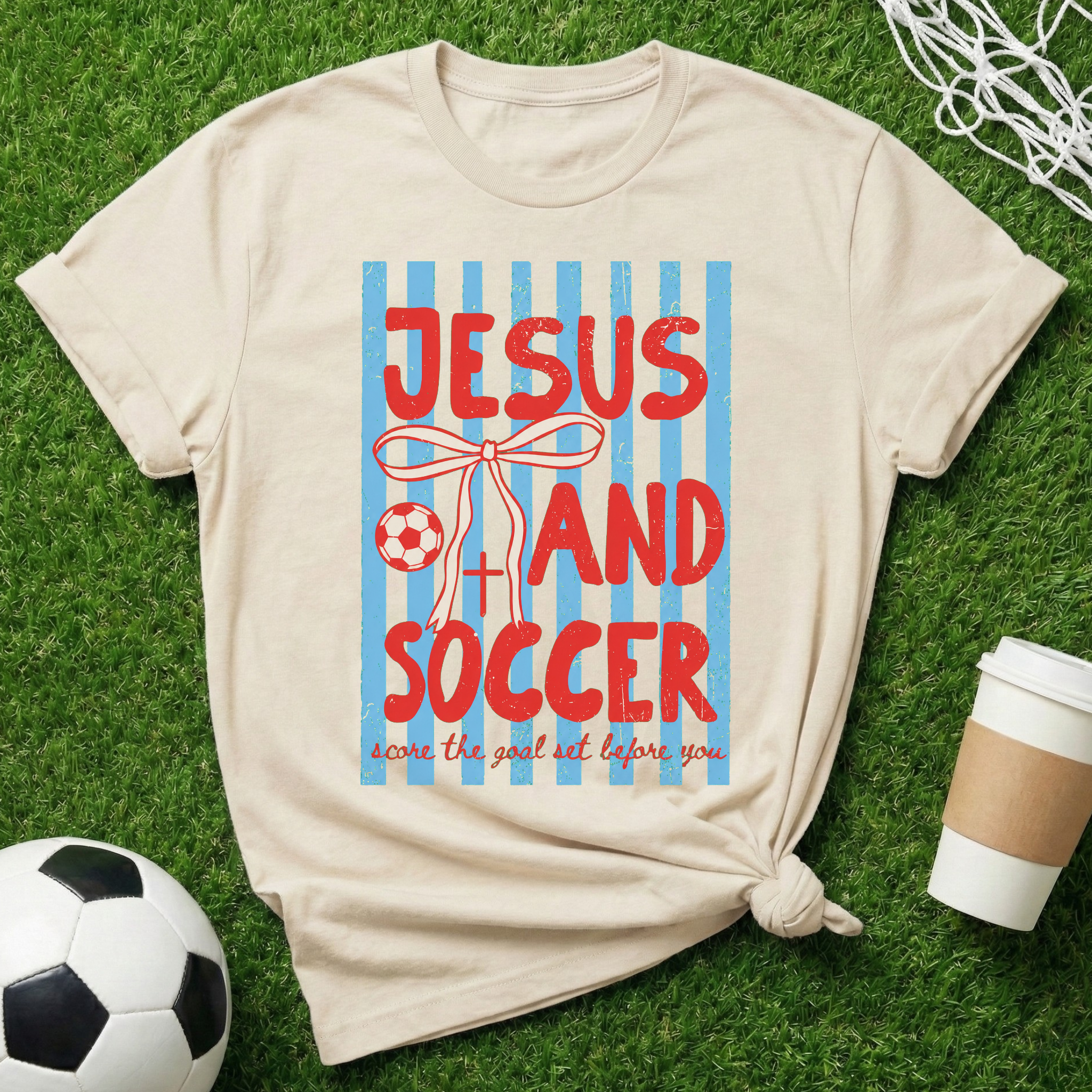 Jesus And Soccer T-Shirt