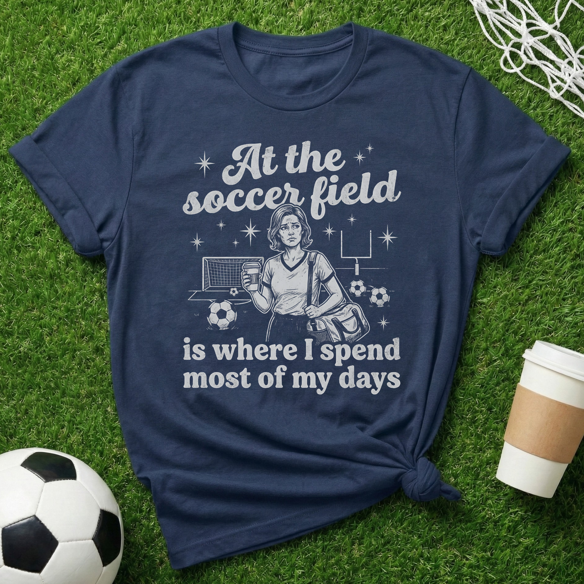 At The Soccer Field T-Shirt