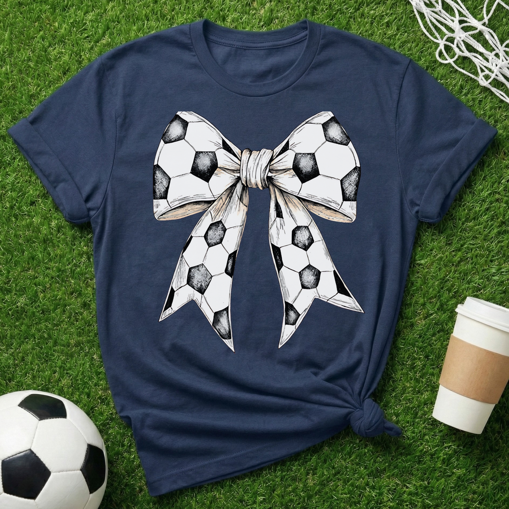 Soccer Bow T-Shirt