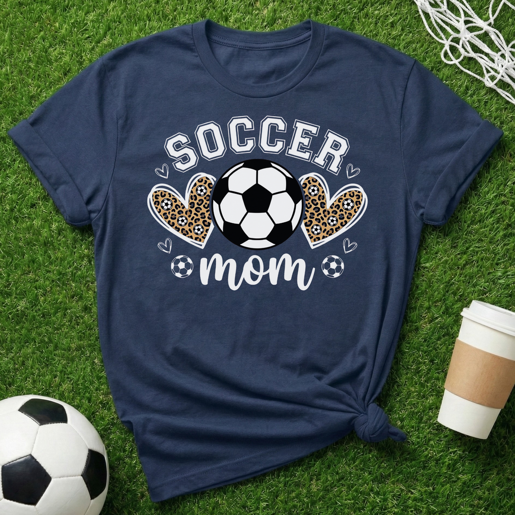 Soccer Mom Leopard T-Shirt