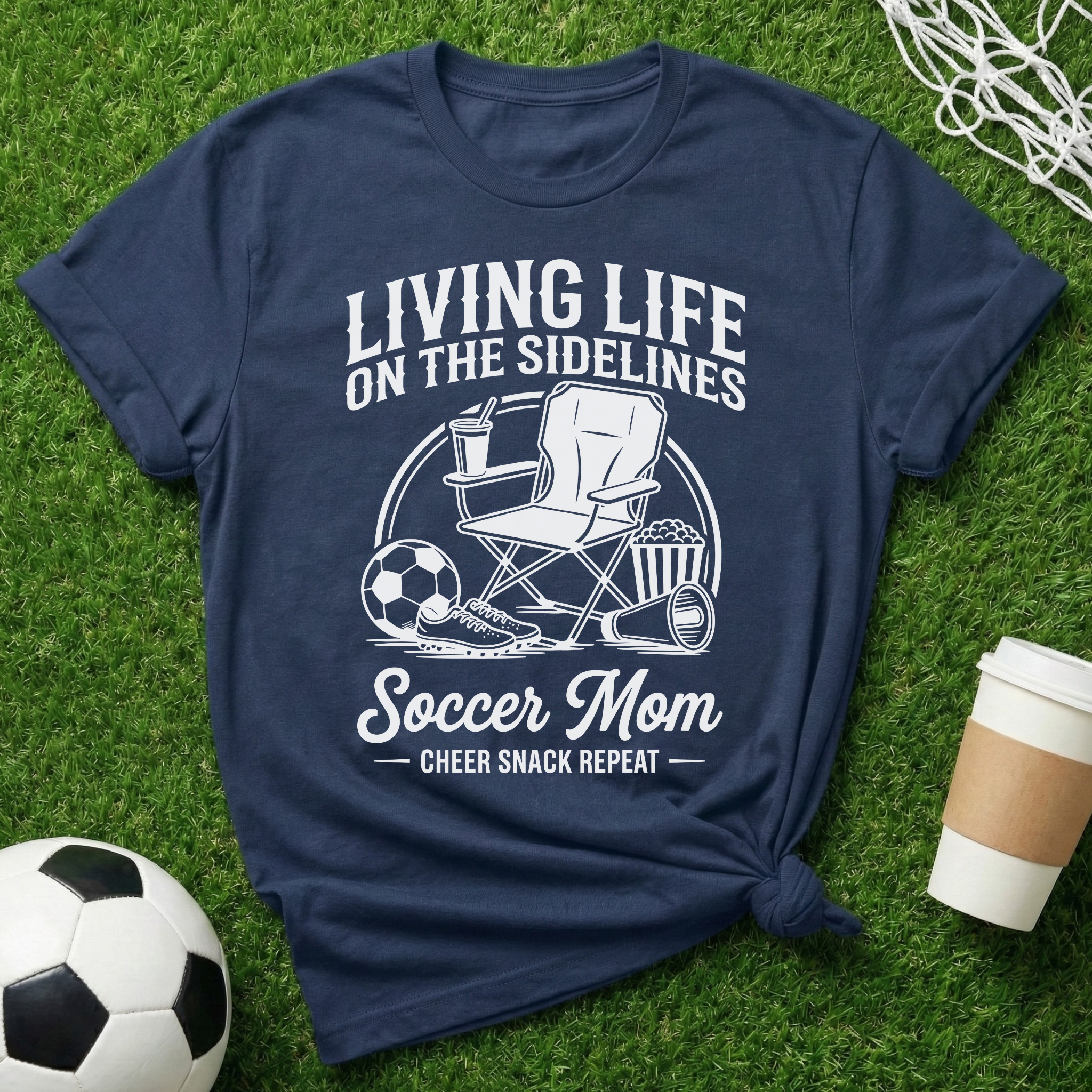 Sideline Soccer Mom T-Shirt