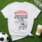 Warning Soccer T-Shirt
