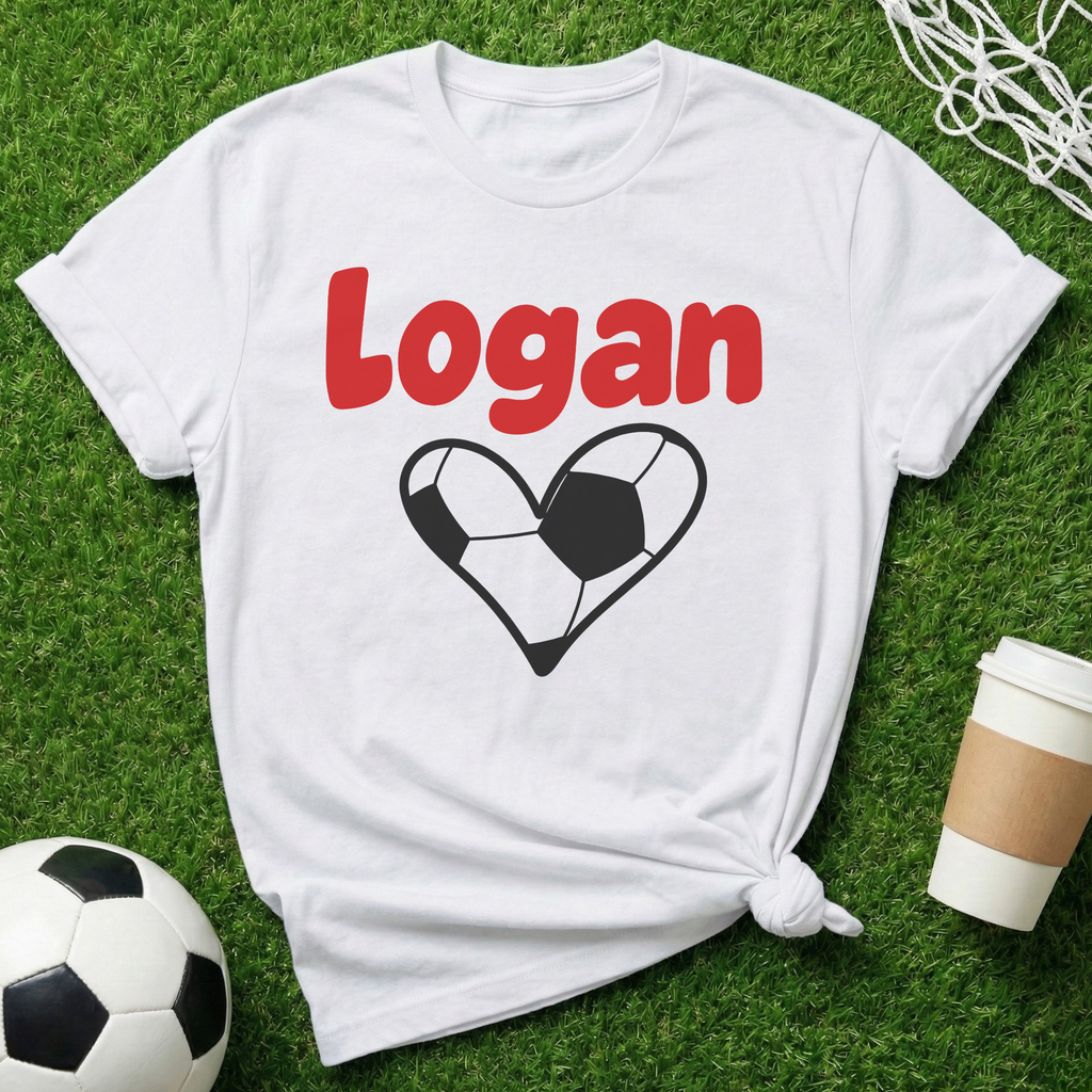 Personalized Name Soccer Mom T-Shirt