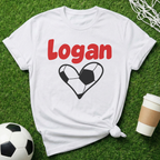 Personalized Name Soccer Mom T-Shirt