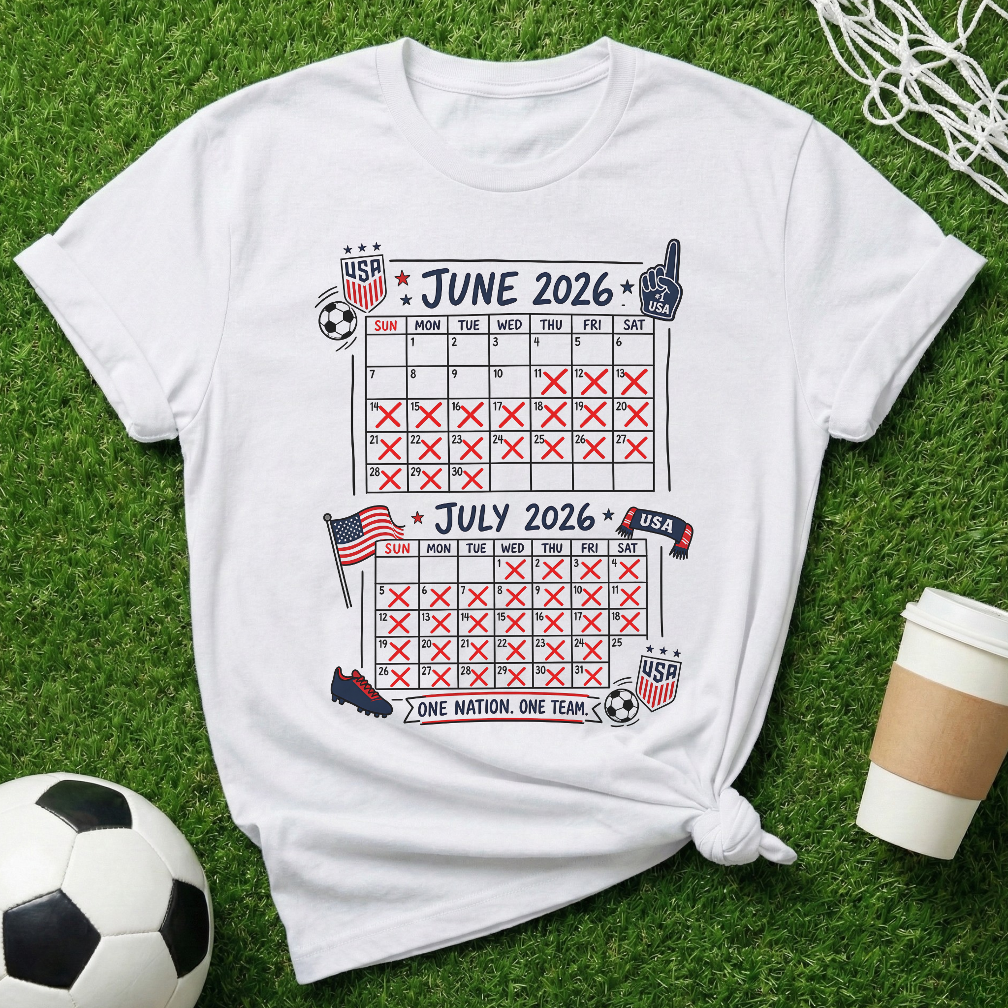 Summer Calendar T-Shirt