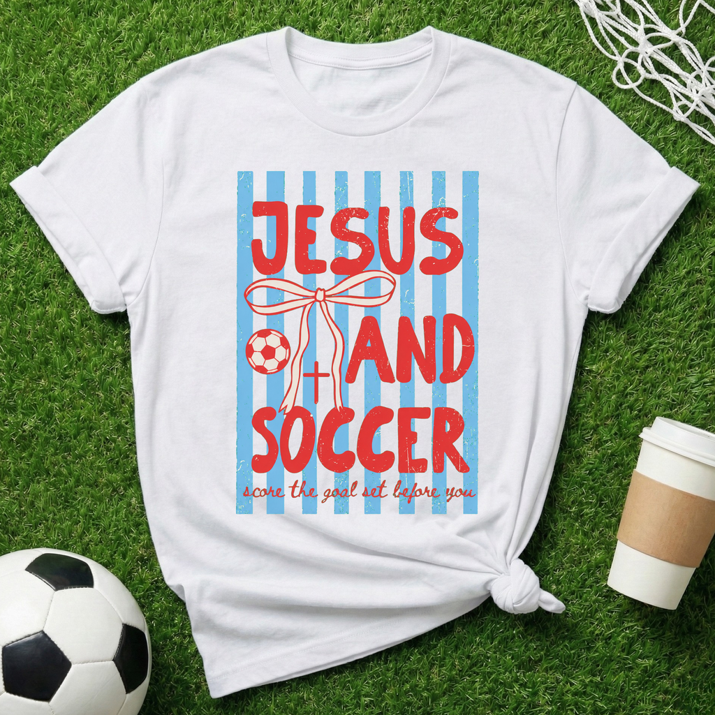 Jesus And Soccer T-Shirt