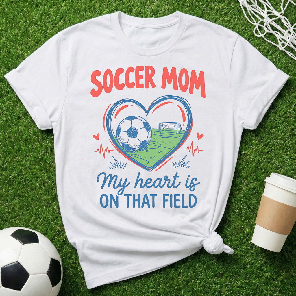 Soccer Mom Heart T-Shirt