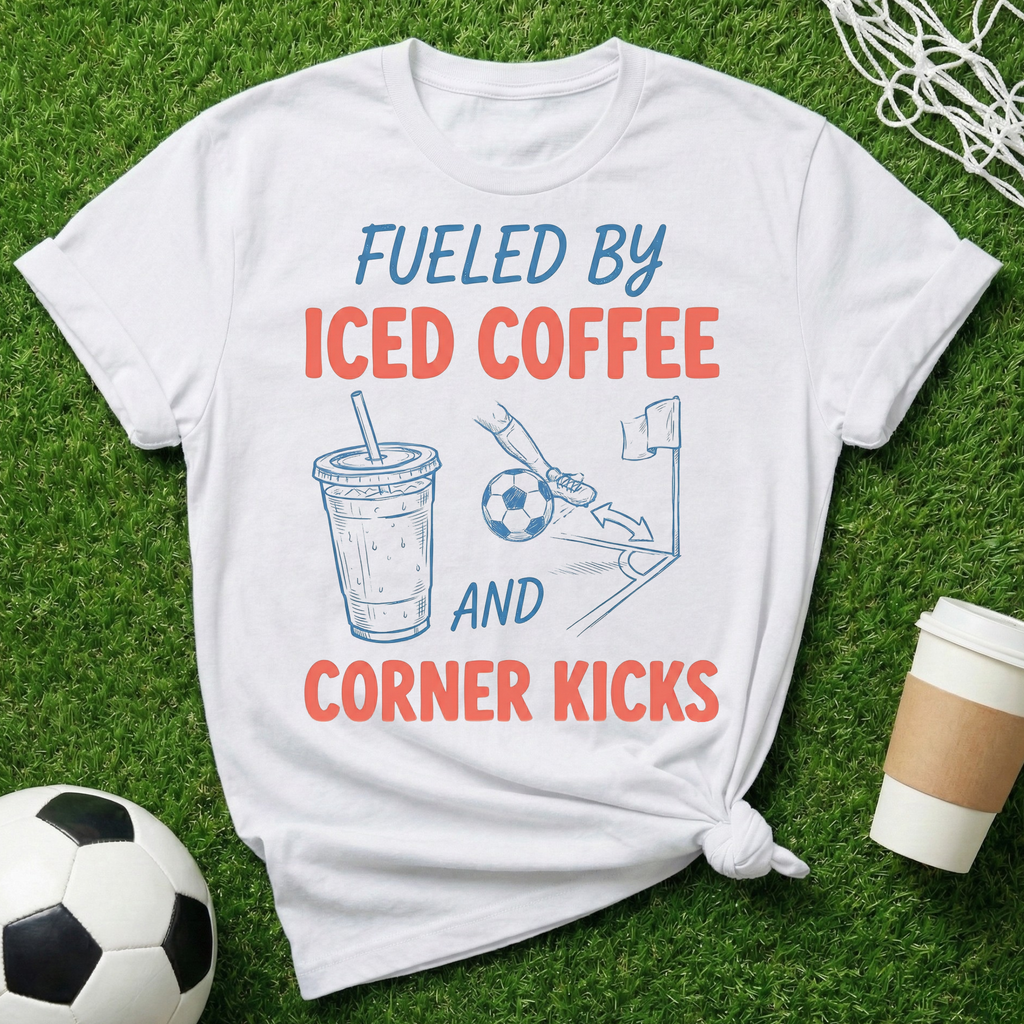Iced Coffee Soccer Mom T-Shirt